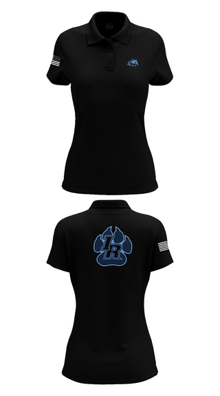 Womens Short Sleeve Performance Polo, Indian River Wolves, Wrestling, Teamtime, Team time, sublimation, custom sports apparel, team uniforms, spirit wear, spiritwear, sports uniforms, custom shirts, team store, custom team store, fundraiser sports, apparel fundraiser