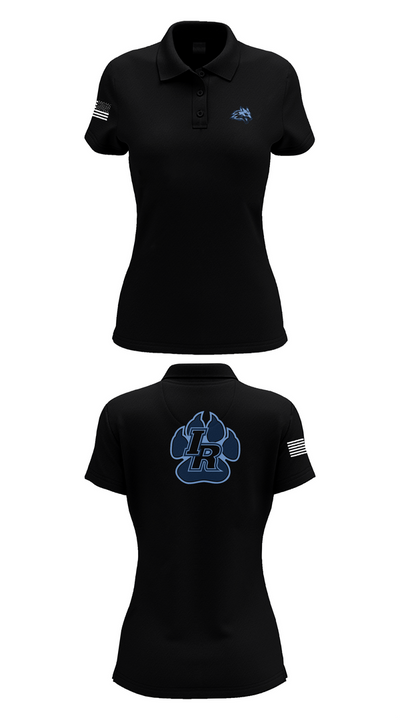 Indian River Wolves 97303805 Women's Short Sleeve Performance Polo  - 36
