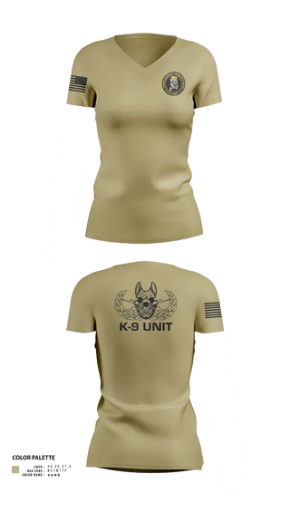 Womens Short Sleeve Vneck Shirt, Franklin County Sheriffs Office, Police, Teamtime, Team time, sublimation, custom sports apparel, team uniforms, spirit wear, spiritwear, sports uniforms, custom shirts, team store, custom team store, fundraiser sports, apparel fundraiser