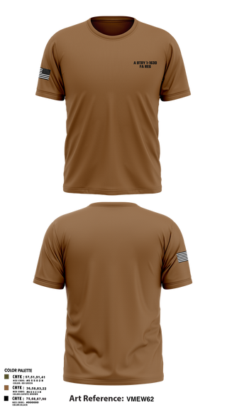 Old School Cotton Feel Shirt, A BTRY 1-163D FA Reg, , Teamtime, Team time, sublimation, custom sports apparel, team uniforms, spirit wear, spiritwear, sports uniforms, custom shirts, team store, custom team store, fundraiser sports, apparel fundraiser