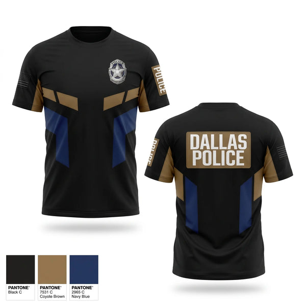 Short Sleeve Performance Shirt, Dallas Police Department, Police, Teamtime, Team time, sublimation, custom sports apparel, team uniforms, spirit wear, spiritwear, sports uniforms, custom shirts, team store, custom team store, fundraiser sports, apparel fundraiser