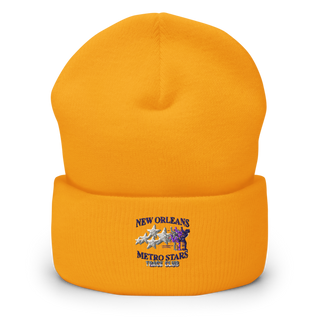 New Orleans Metro Stars Track Club Cuffed Beanie | Yupoong 1501KC
