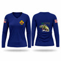 Bryan’s road volunteer fire department Women's Long Sleeve V-neck Shirt - 1