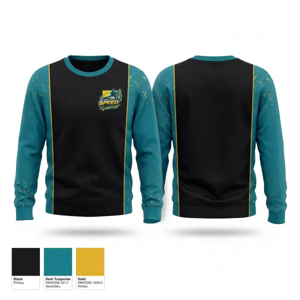 Crew Neck Sweatshirt, San Juan Speed, Track & Field, Teamtime, Team time, sublimation, custom sports apparel, team uniforms, spirit wear, spiritwear, sports uniforms, custom shirts, team store, custom team store, fundraiser sports, apparel fundraiser