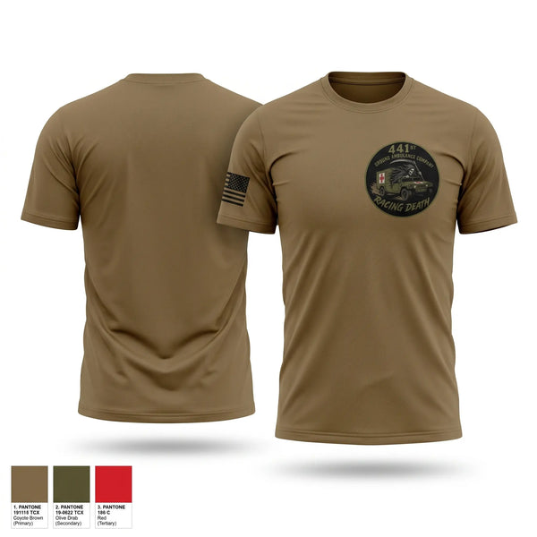 Short Sleeve Performance Shirt, 441st Ground Ambulance, Army, Teamtime, Team time, sublimation, custom sports apparel, team uniforms, spirit wear, spiritwear, sports uniforms, custom shirts, team store, custom team store, fundraiser sports, apparel fundraiser