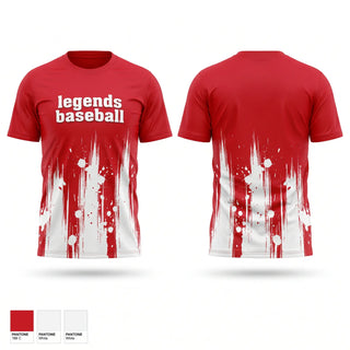 Soft Poly Tee Cotton Like Feel, legends baseball, Baseball, Teamtime, Team time, sublimation, custom sports apparel, team uniforms, spirit wear, spiritwear, sports uniforms, custom shirts, team store, custom team store, fundraiser sports, apparel fundraiser