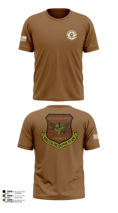 Evangeline Parish Sheriffs Office S.R.T Old School Cotton Feel Shirt - 102