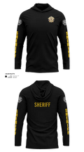 Pecos County Sheriff’s Office 17805980 Long Sleeve Performance Shirt with hood - 21