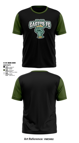 Short Sleeve Performance Shirt, Cactus Fc, Men's Soccer, Teamtime, Team time, sublimation, custom sports apparel, team uniforms, spirit wear, spiritwear, sports uniforms, custom shirts, team store, custom team store, fundraiser sports, apparel fundraiser