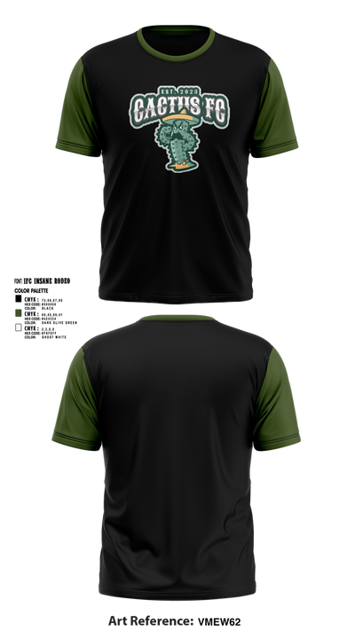 Cactus Fc 14897067 Short Sleeve Performance Shirt - 1