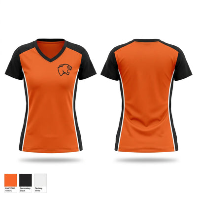 Panthers Women's Short Sleeve V-neck Shirt - 1