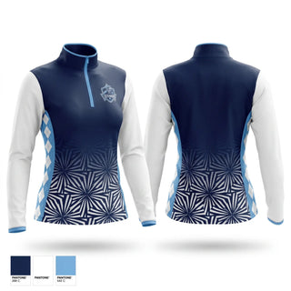 Quarter Zip Jacket, La Plata Warriors, Women's Lacrosse, Teamtime, Team time, sublimation, custom sports apparel, team uniforms, spirit wear, spiritwear, sports uniforms, custom shirts, team store, custom team store, fundraiser sports, apparel fundraiser