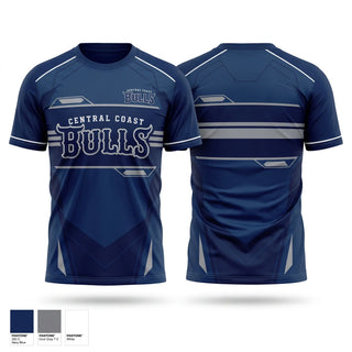 Short Sleeve Performance Shirt, Central coast Bulls, Baseball, Teamtime, Team time, sublimation, custom sports apparel, team uniforms, spirit wear, spiritwear, sports uniforms, custom shirts, team store, custom team store, fundraiser sports, apparel fundraiser