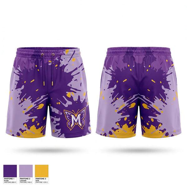 Athletic Shorts With Pockets, SoCal Monarchs, Softball, Teamtime, Team time, sublimation, custom sports apparel, team uniforms, spirit wear, spiritwear, sports uniforms, custom shirts, team store, custom team store, fundraiser sports, apparel fundraiser