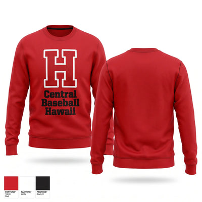 Central Baseball Hawaii Crew Neck Sweatshirt - 1