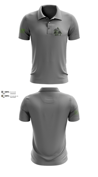 Short Sleeve Performance Polo, ECT-7, 11 CYBN, Army, Teamtime, Team time, sublimation, custom sports apparel, team uniforms, spirit wear, spiritwear, sports uniforms, custom shirts, team store, custom team store, fundraiser sports, apparel fundraiser