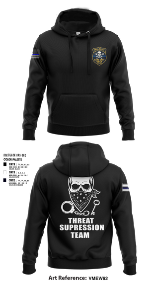 Hoodie, New Jersey Department of Corrections, Police, Teamtime, Team time, sublimation, custom sports apparel, team uniforms, spirit wear, spiritwear, sports uniforms, custom shirts, team store, custom team store, fundraiser sports, apparel fundraiser