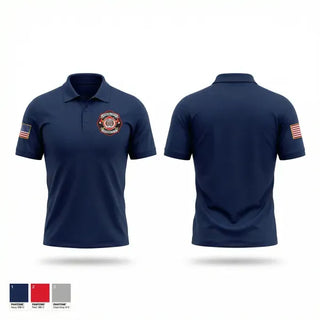 Short Sleeve Performance Polo, Lawrence County volunteer Fire Department, Fire Department, Teamtime, Team time, sublimation, custom sports apparel, team uniforms, spirit wear, spiritwear, sports uniforms, custom shirts, team store, custom team store, fundraiser sports, apparel fundraiser