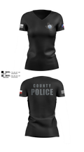 Nueces County Constable PCT4 30073114 Women's Short Sleeve V-neck Shirt - 5