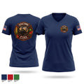 Oaktown Fire Women's Short Sleeve V-neck Shirt - 1