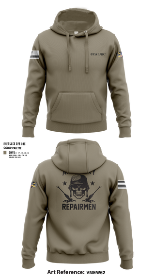 Hoodie, ARMT 1-320th Field Artillery, Army, Teamtime, Team time, sublimation, custom sports apparel, team uniforms, spirit wear, spiritwear, sports uniforms, custom shirts, team store, custom team store, fundraiser sports, apparel fundraiser