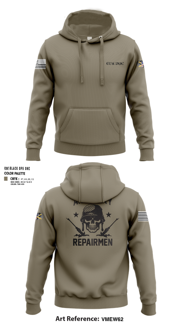 Hoodie, ARMT 1-320th Field Artillery, Army, Teamtime, Team time, sublimation, custom sports apparel, team uniforms, spirit wear, spiritwear, sports uniforms, custom shirts, team store, custom team store, fundraiser sports, apparel fundraiser