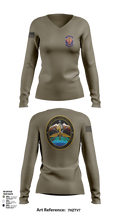 IWTF-C 34829502 Women's Long Sleeve V-neck Shirt - 102