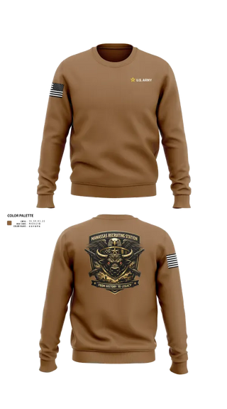 Crew Neck Sweatshirt, Recruiter, Army, Teamtime, Team time, sublimation, custom sports apparel, team uniforms, spirit wear, spiritwear, sports uniforms, custom shirts, team store, custom team store, fundraiser sports, apparel fundraiser