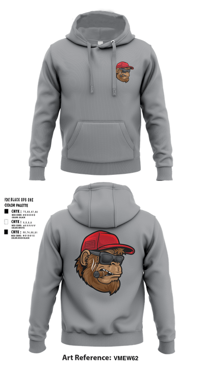 Monkey Business Motorcycke Hauling 24871532 Hoodie - 5