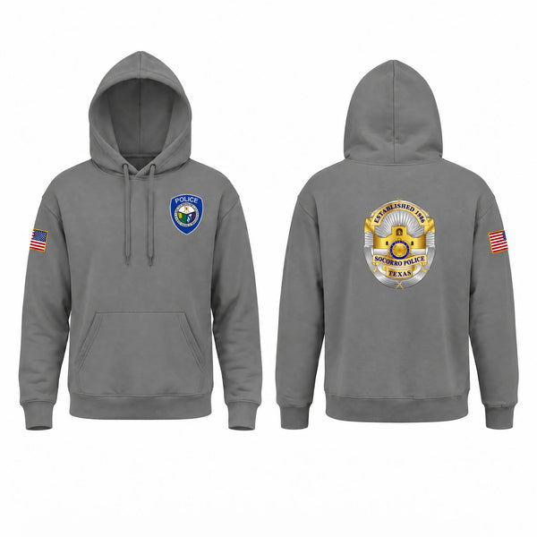 Hoodie, Socorro Police Department, Police, Teamtime, Team time, sublimation, custom sports apparel, team uniforms, spirit wear, spiritwear, sports uniforms, custom shirts, team store, custom team store, fundraiser sports, apparel fundraiser