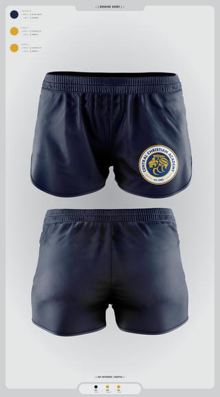 Womens Shorts, Wichita Lions, Cross Country, Teamtime, Team time, sublimation, custom sports apparel, team uniforms, spirit wear, spiritwear, sports uniforms, custom shirts, team store, custom team store, fundraiser sports, apparel fundraiser