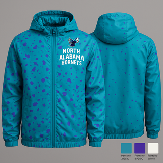 Windbreaker, North Alabama Hornets, , Teamtime, Team time, sublimation, custom sports apparel, team uniforms, spirit wear, spiritwear, sports uniforms, custom shirts, team store, custom team store, fundraiser sports, apparel fundraiser