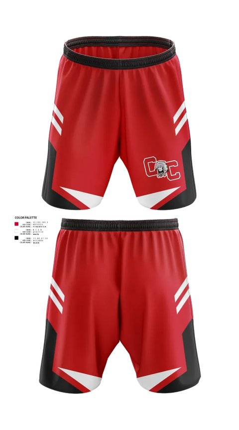 Athletic Shorts With Pockets, Crow Creek Chieftains, Cross Country, Teamtime, Team time, sublimation, custom sports apparel, team uniforms, spirit wear, spiritwear, sports uniforms, custom shirts, team store, custom team store, fundraiser sports, apparel fundraiser