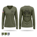 Salem hope creek adversarys Women's Long Sleeve V-neck Shirt - 1