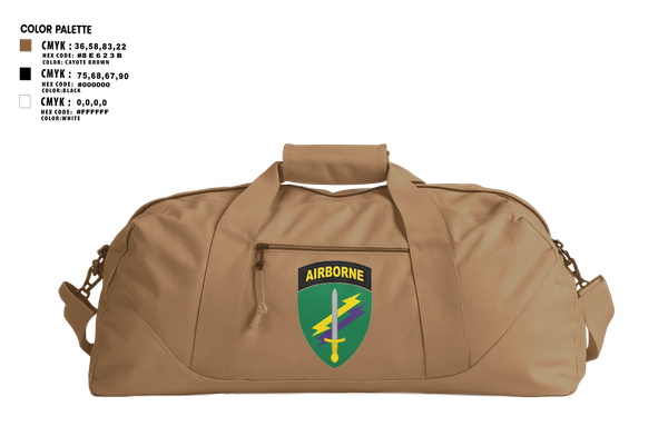 Duffle Bag, 492nd ca bn, , Teamtime, Team time, sublimation, custom sports apparel, team uniforms, spirit wear, spiritwear, sports uniforms, custom shirts, team store, custom team store, fundraiser sports, apparel fundraiser