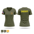 Claiborne county sheriffs office Women's Short Sleeve V-neck Shirt - 1