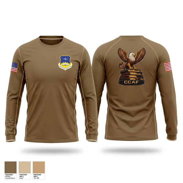 Long Sleeve Performance Shirt, CCAF, Air Force, Teamtime, Team time, sublimation, custom sports apparel, team uniforms, spirit wear, spiritwear, sports uniforms, custom shirts, team store, custom team store, fundraiser sports, apparel fundraiser