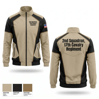 Windbreaker, 2nd Squadron 17th Cavalry Regiment, Army, Teamtime, Team time, sublimation, custom sports apparel, team uniforms, spirit wear, spiritwear, sports uniforms, custom shirts, team store, custom team store, fundraiser sports, apparel fundraiser