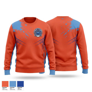 Crew Neck Sweatshirt, Back bay blue crabs, Baseball, Teamtime, Team time, sublimation, custom sports apparel, team uniforms, spirit wear, spiritwear, sports uniforms, custom shirts, team store, custom team store, fundraiser sports, apparel fundraiser