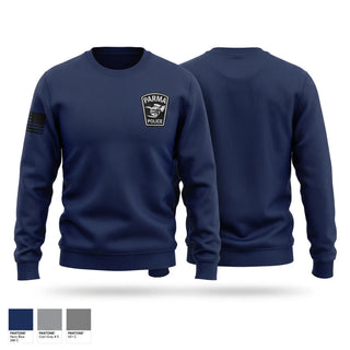 Crew Neck Sweatshirt, Parma Police Department, Police, Teamtime, Team time, sublimation, custom sports apparel, team uniforms, spirit wear, spiritwear, sports uniforms, custom shirts, team store, custom team store, fundraiser sports, apparel fundraiser