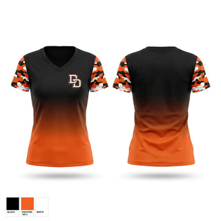 Womens Short Sleeve Vneck Shirt, Dover Dragons, Women's Soccer, Teamtime, Team time, sublimation, custom sports apparel, team uniforms, spirit wear, spiritwear, sports uniforms, custom shirts, team store, custom team store, fundraiser sports, apparel fundraiser