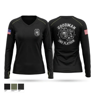Womens Long Sleeve Vneck Shirt, RPD, Police, Teamtime, Team time, sublimation, custom sports apparel, team uniforms, spirit wear, spiritwear, sports uniforms, custom shirts, team store, custom team store, fundraiser sports, apparel fundraiser