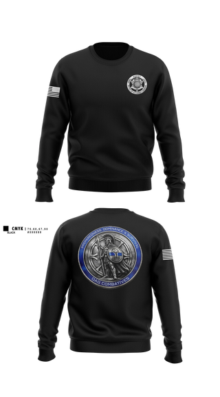 Crew Neck Sweatshirt, OAG-DT, Police, Teamtime, Team time, sublimation, custom sports apparel, team uniforms, spirit wear, spiritwear, sports uniforms, custom shirts, team store, custom team store, fundraiser sports, apparel fundraiser