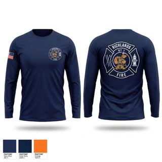 Long Sleeve Performance Shirt, Richlands fire and rescue, Fire Department, Teamtime, Team time, sublimation, custom sports apparel, team uniforms, spirit wear, spiritwear, sports uniforms, custom shirts, team store, custom team store, fundraiser sports, apparel fundraiser