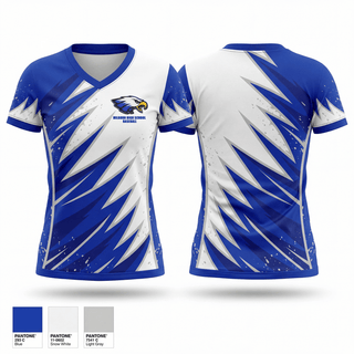 Womens Short Sleeve Vneck Shirt, Milburn High School Baseball, Baseball, Teamtime, Team time, sublimation, custom sports apparel, team uniforms, spirit wear, spiritwear, sports uniforms, custom shirts, team store, custom team store, fundraiser sports, apparel fundraiser