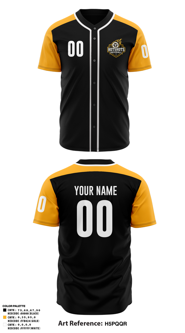 Full Button Baseball Jersey, Hotshots1, Baseball, Teamtime, Team time, sublimation, custom sports apparel, team uniforms, spirit wear, spiritwear, sports uniforms, custom shirts, team store, custom team store, fundraiser sports, apparel fundraiser