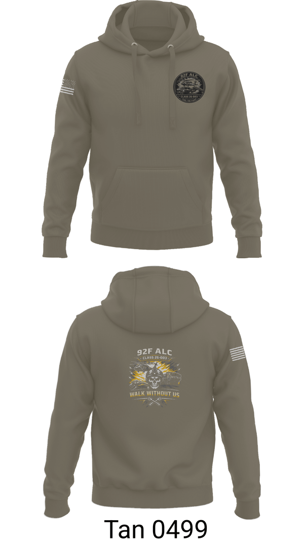 Hoodie, 92F ALC, National Guard, Teamtime, Team time, sublimation, custom sports apparel, team uniforms, spirit wear, spiritwear, sports uniforms, custom shirts, team store, custom team store, fundraiser sports, apparel fundraiser