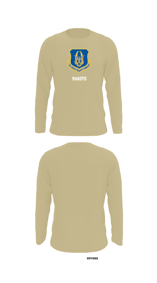 Long Sleeve Performance Shirt, 94ASTS, Air Force, Teamtime, Team time, sublimation, custom sports apparel, team uniforms, spirit wear, spiritwear, sports uniforms, custom shirts, team store, custom team store, fundraiser sports, apparel fundraiser