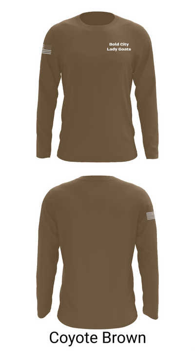Bold City Lady Goats 62401344 Long Sleeve Performance Shirt 6