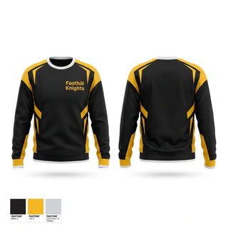 Crew Neck Sweatshirt, Foothill Knights, Wrestling, Teamtime, Team time, sublimation, custom sports apparel, team uniforms, spirit wear, spiritwear, sports uniforms, custom shirts, team store, custom team store, fundraiser sports, apparel fundraiser